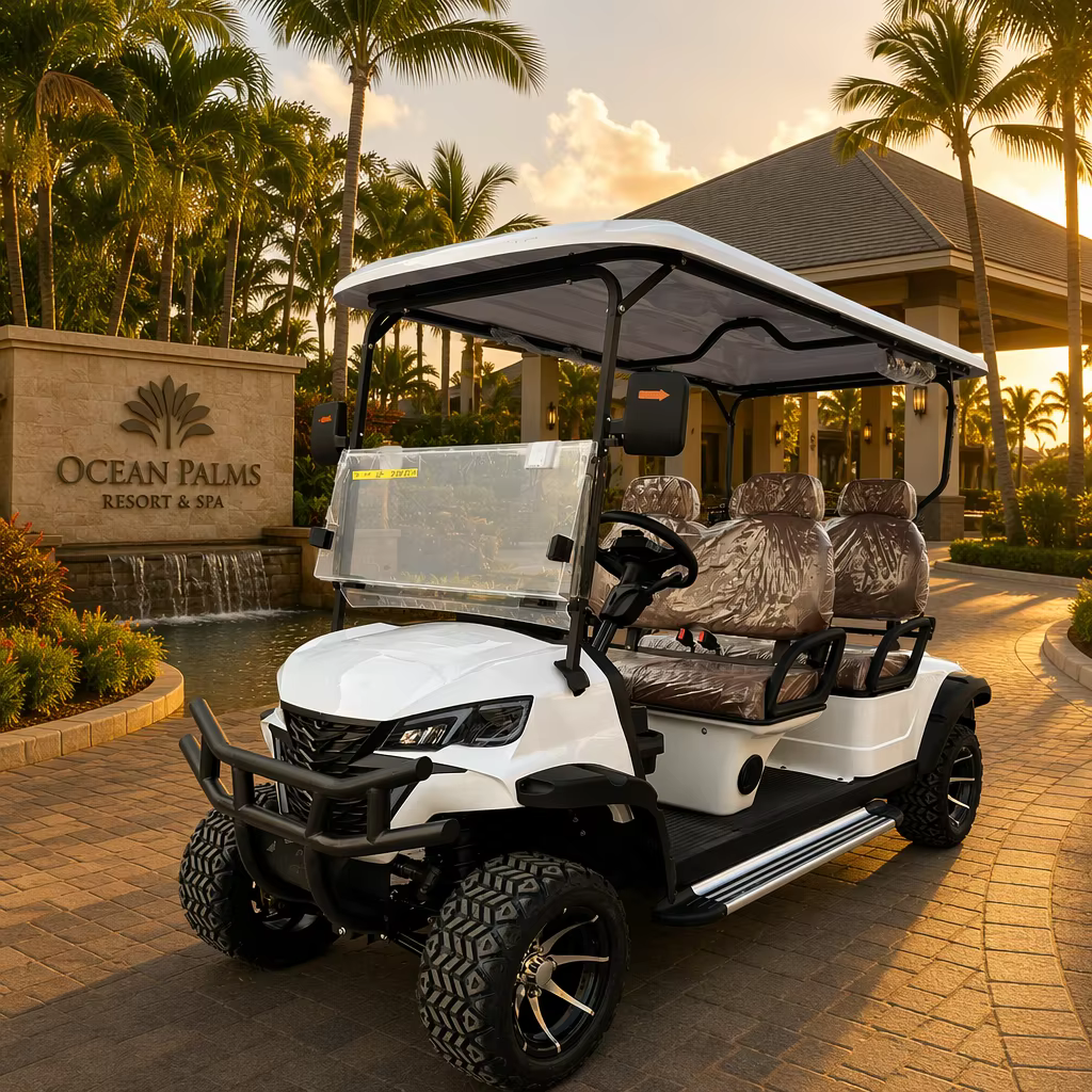 UCB-12 4 Passenger Utility for Warehouse Areas Logistics Parks and Facility Transportation Golf Cart