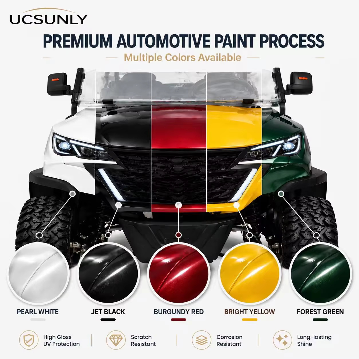 Luxury 2 Seater Electric Golf Buggy UCB-DH-11