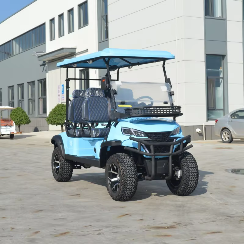 UCSUNLY UC30-B-4D 4 Seater CE/EEC/DOT Certified Lithium Battery Electric Off-road Golf Cart with 30-50Km/h Speed 50-70km Range 4