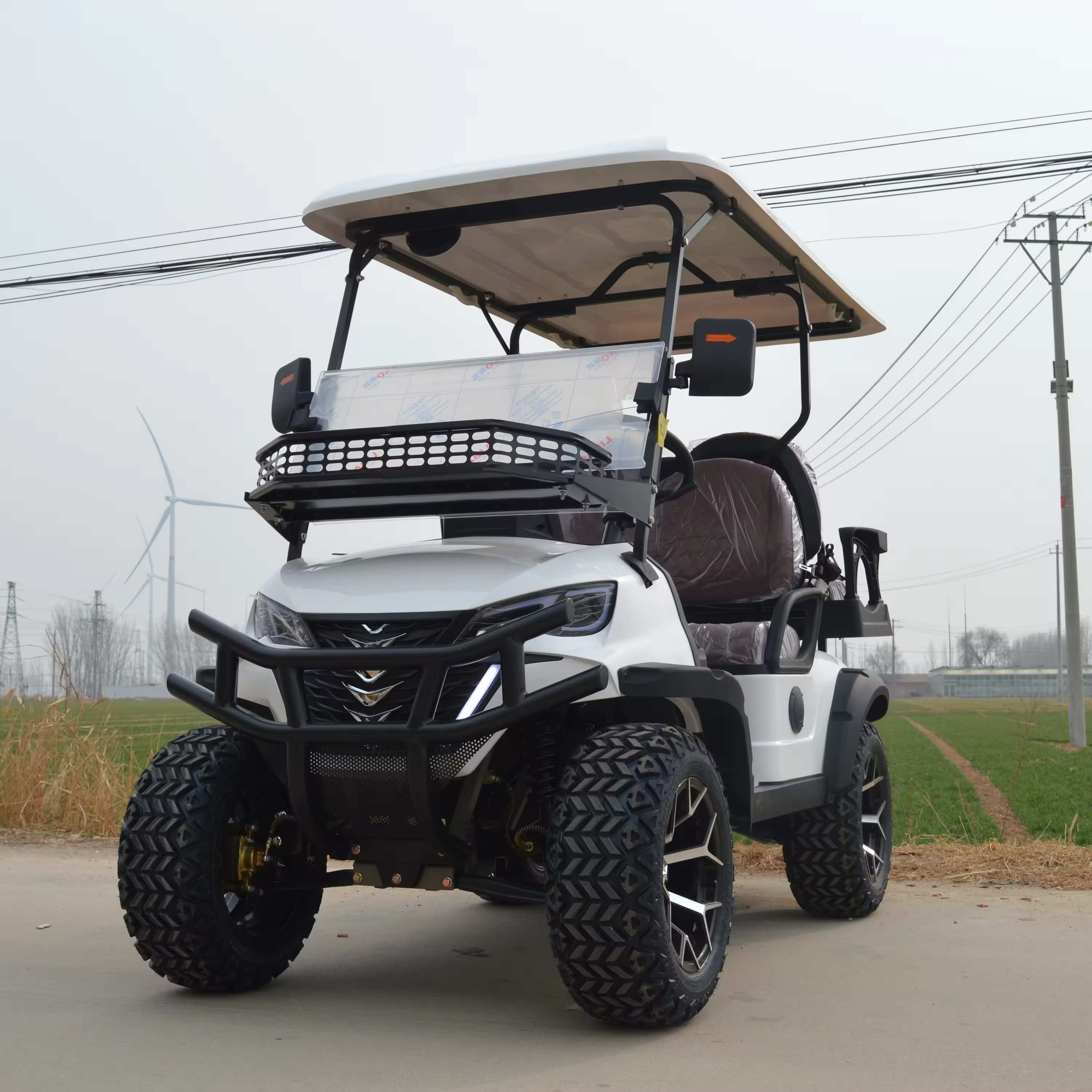 UCB-12 4 Passenger Utility for Warehouse Areas Logistics Parks and Facility Transportation Golf Cart