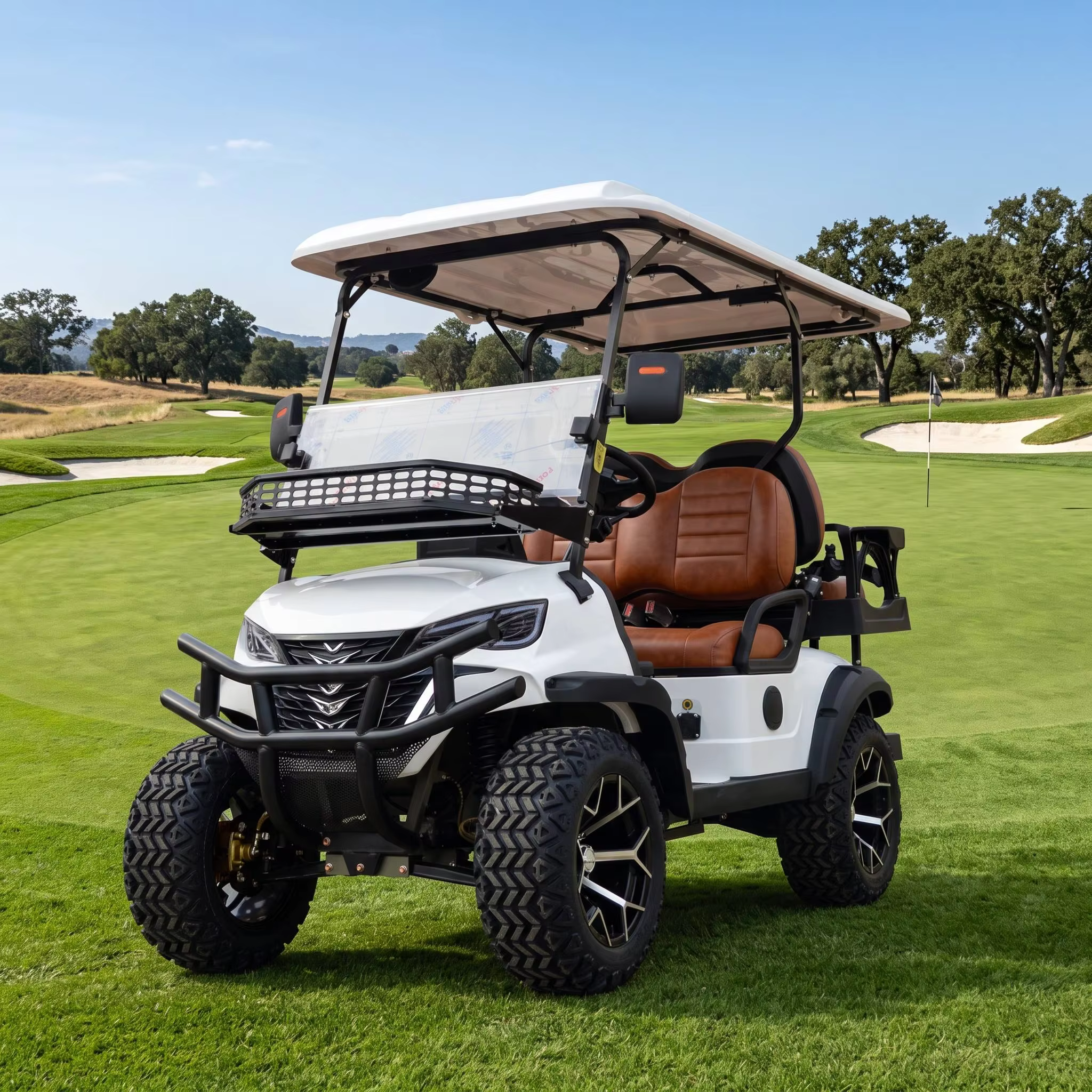 UCB-12 4 Passenger Utility for Warehouse Areas Logistics Parks and Facility Transportation Golf Cart