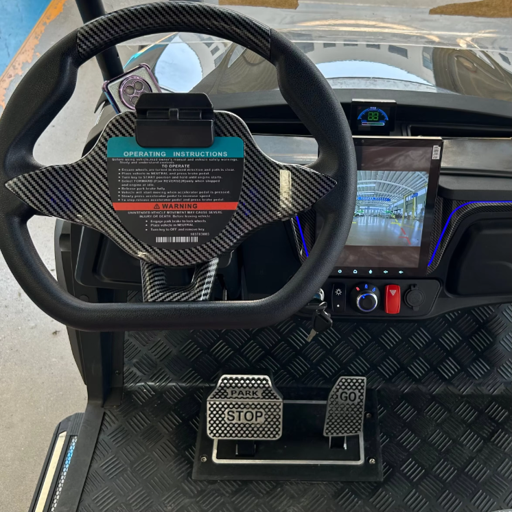 Electric 6 Seater Forward Facing Aluminium Off-Road Street Use Customizable Vehicle Resort Outdoor Mobility Golf Cart 30-50Km/h