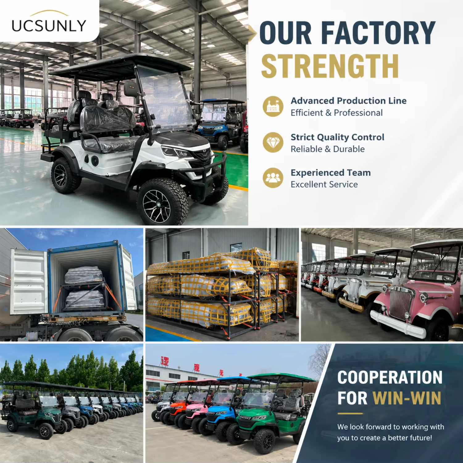 Electric 6 Seater Forward Facing Aluminium Off-Road Street Use Customizable Vehicle Resort Outdoor Mobility Golf Cart 30-50Km/h