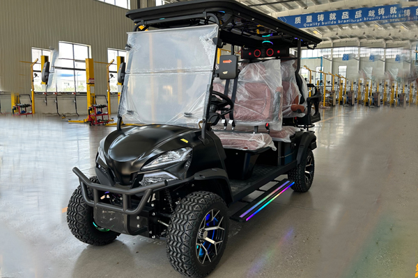 Electric 6 Seater Forward Facing Aluminium Off-Road Street Use Customizable Vehicle Resort Outdoor Mobility Golf Cart 30-50Km/h