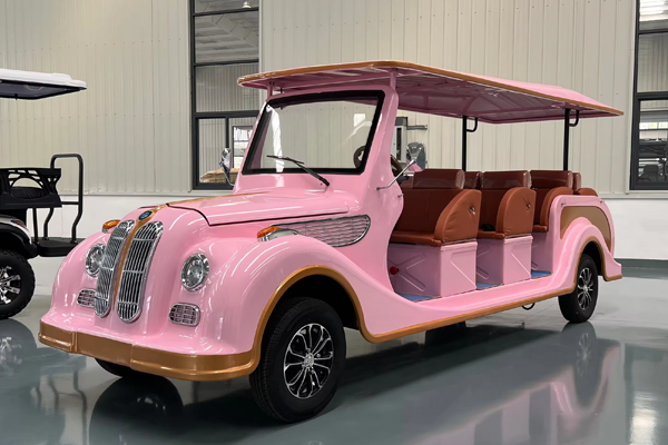 UC-VSB-17 Four Rows for Scenic Tours Resort Guest Shuttle and Tourist Attraction Transport Classic Sightseeing Car