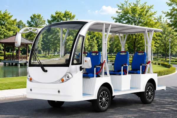 Modern Style 14 Seater Electric Sightseeing Bus High Quality Tourist Shuttle Car for Events