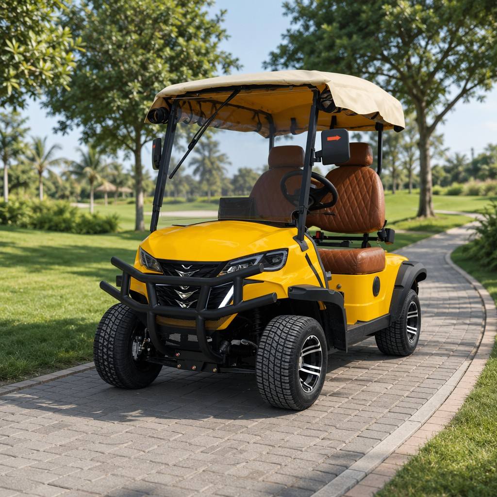 Off-road Electric Golf Cart 72V Lithium 5KW AC Motor 2 Seater Luxury Hunting Vehicle Factory Price Wholesale Export