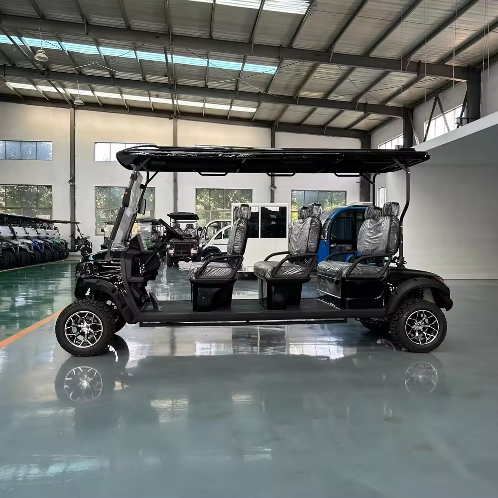 Ucsunly 2026 New Design 6 Seat Golf Cart Customized Hotel Airport Electric Vehicle 6 Seat Electric Shuttle Bus for Sale 2