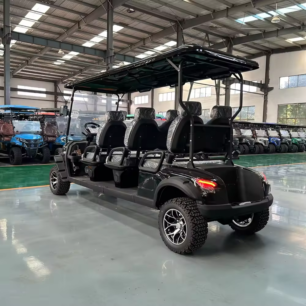 Ucsunly 2026 New Design 6 Seat Golf Cart Customized Hotel Airport Electric Vehicle 6 Seat Electric Shuttle Bus for Sale 1