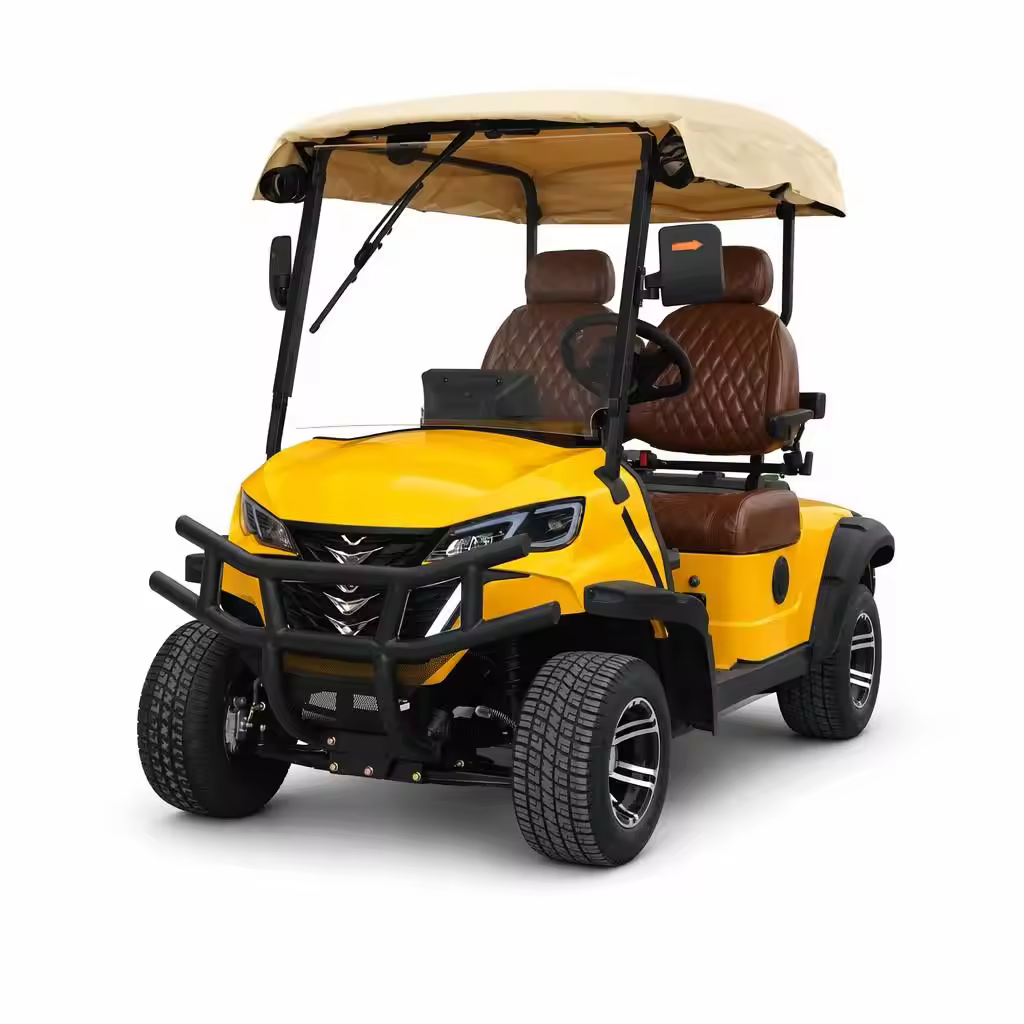 Off-road Electric Golf Cart 72V Lithium 5KW AC Motor 2 Seater Luxury Hunting Vehicle Factory Price Wholesale Export 1