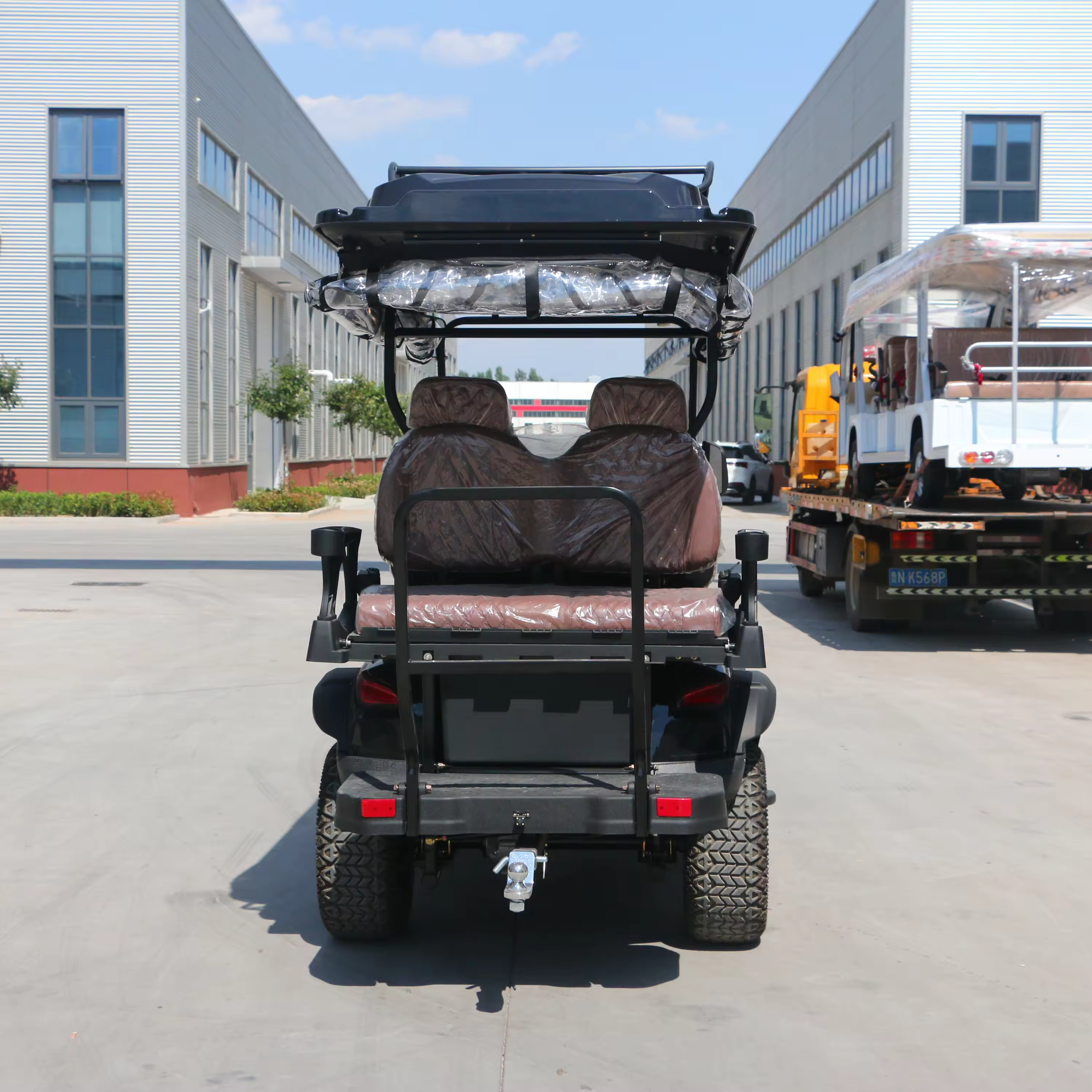 UCB-12 4 Seater Passenger Shuttle Vehicle for Convention Centers Resorts and Private Roads Golf Cart 3