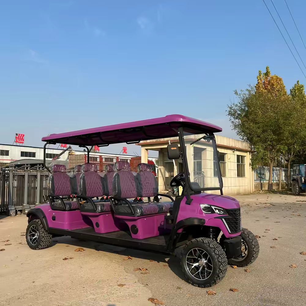 Ucsunly 2026 New Design 6 Seat Golf Cart Customized Hotel Airport Electric Vehicle 6 Seat Electric Shuttle Bus for Sale 5