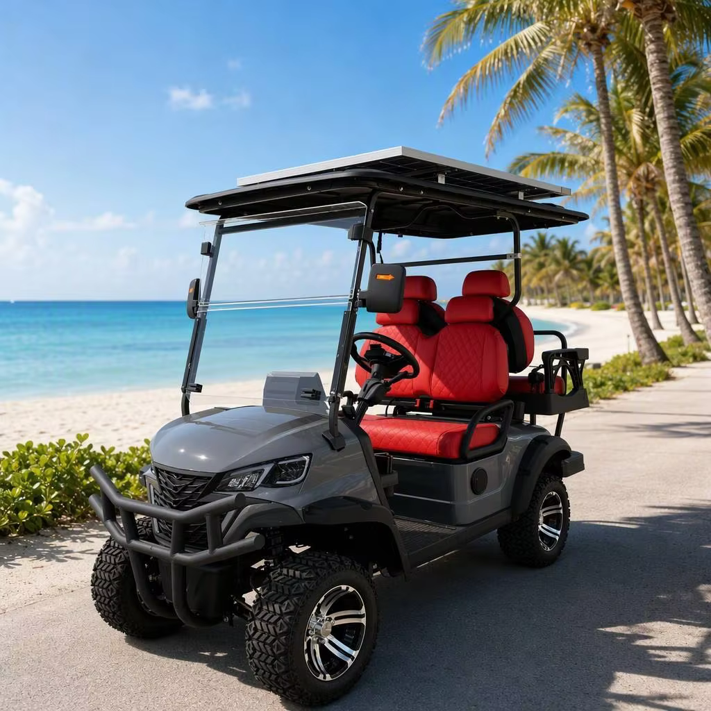 UC30-B-4R 2026 Factory Direct 1+1 4 Seater Electric Golf Cart 4KW 72V 120Ah Off Road Lithium Golf Cart for Wholesale