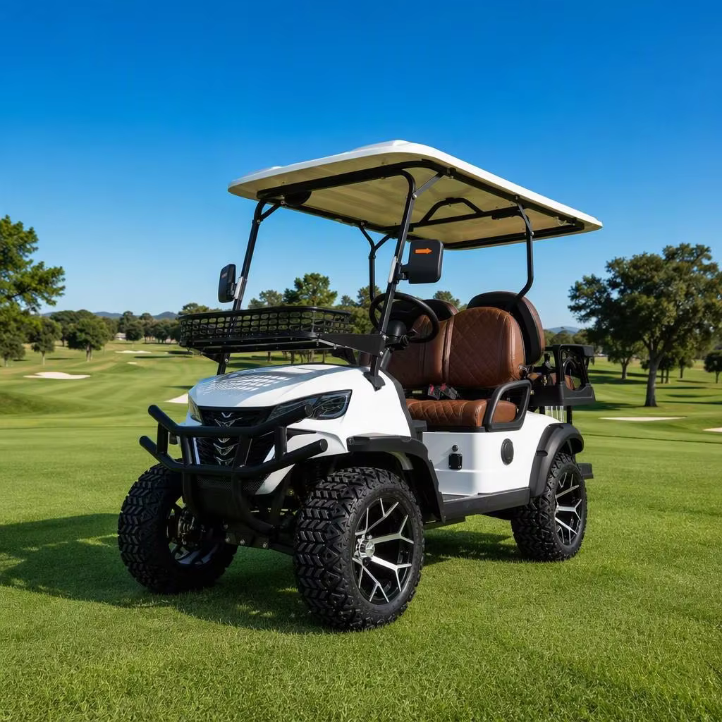 UC30-B-4R 2026 Factory Direct 1+1 4 Seater Electric Golf Cart 4KW 72V 120Ah Off Road Lithium Golf Cart for Wholesale