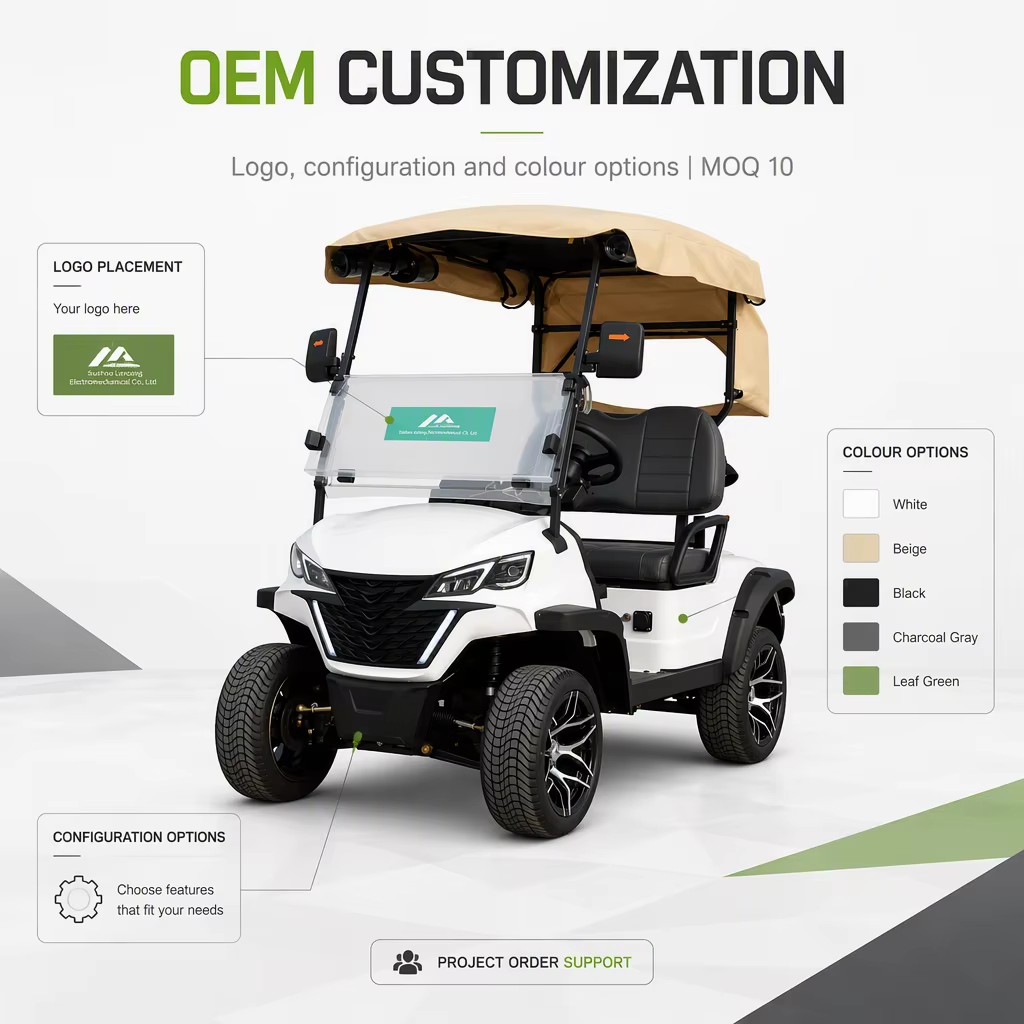 UCB-11 2 Seater Golf Cart Off Road Golf Car for Resort Farm and Outdoor Mobility