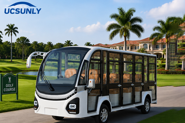 Ucsunly OEM Factory Price Electric Shuttle Car 8/11 Seater Tourist Sightseeing Bus Shandong for Sale