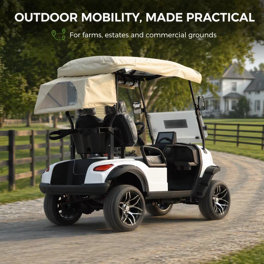 UCB-11 2 Seater Golf Cart Off Road Golf Car for Resort Farm and Outdoor Mobility