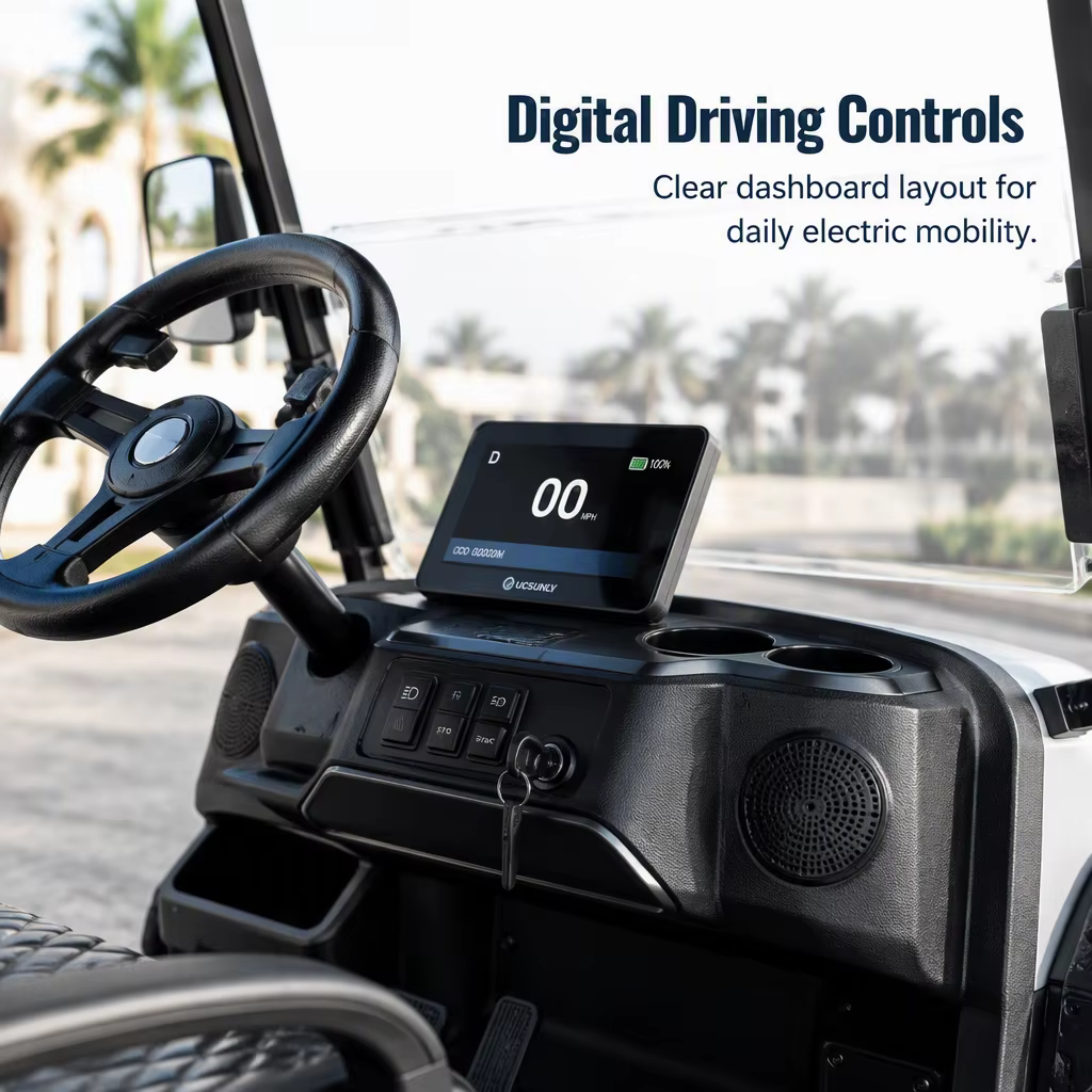 UCB-14 6 Seater Golf Cart 6 Passenger Golf Car for Resort Transportation Outdoor Mobility and Commercial Applications