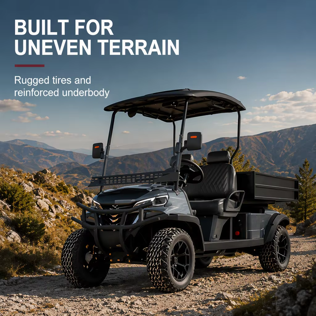 Luxury 2 Seater Electric Club Car UCB-DH-21 with Rear Bed